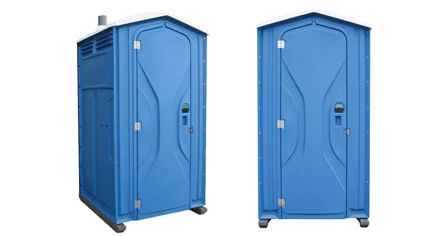Long-term porta potty units on site in Glenwood Springs, Colorado